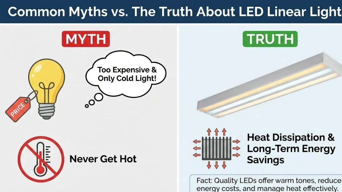 Common Myths About LED Linear Lights (And the Truth Behind Them)