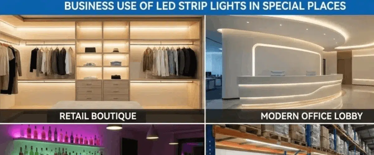 Business Use of LED Strip Lights in Special Places