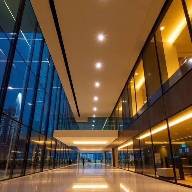 UAE Lighting Compliance: DEWA, Al Safat & Estidama Lighting Power Density and DEWA, Al Sa'fat and Estidama compliance calculations for a Dubai commercial building