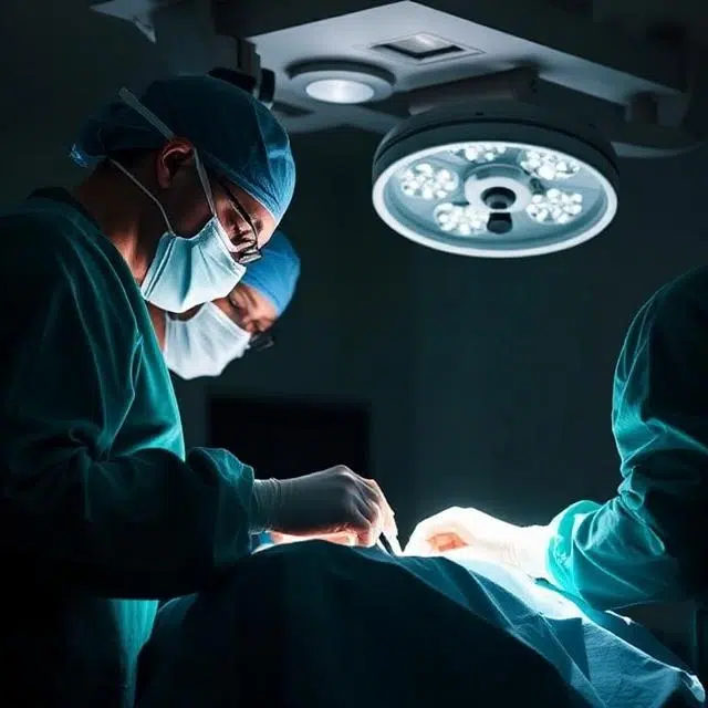 Medical-grade LED surgical light designed for accurate tissue visibility, glare control, and shadow reduction during surgery
