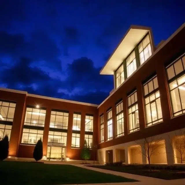 Smart LED lighting integrated with a building management system for automated energy-efficient university campus operations