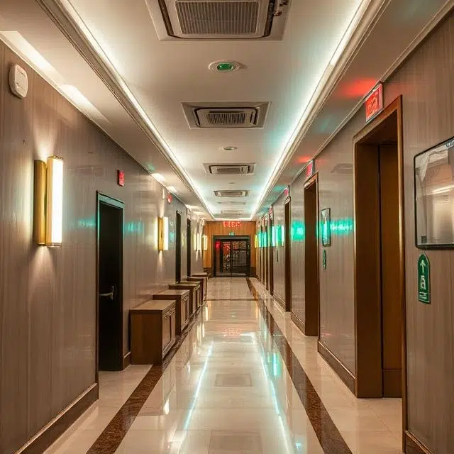 Energy-efficient LED ceiling lights for hotel renovation projects in the UAE