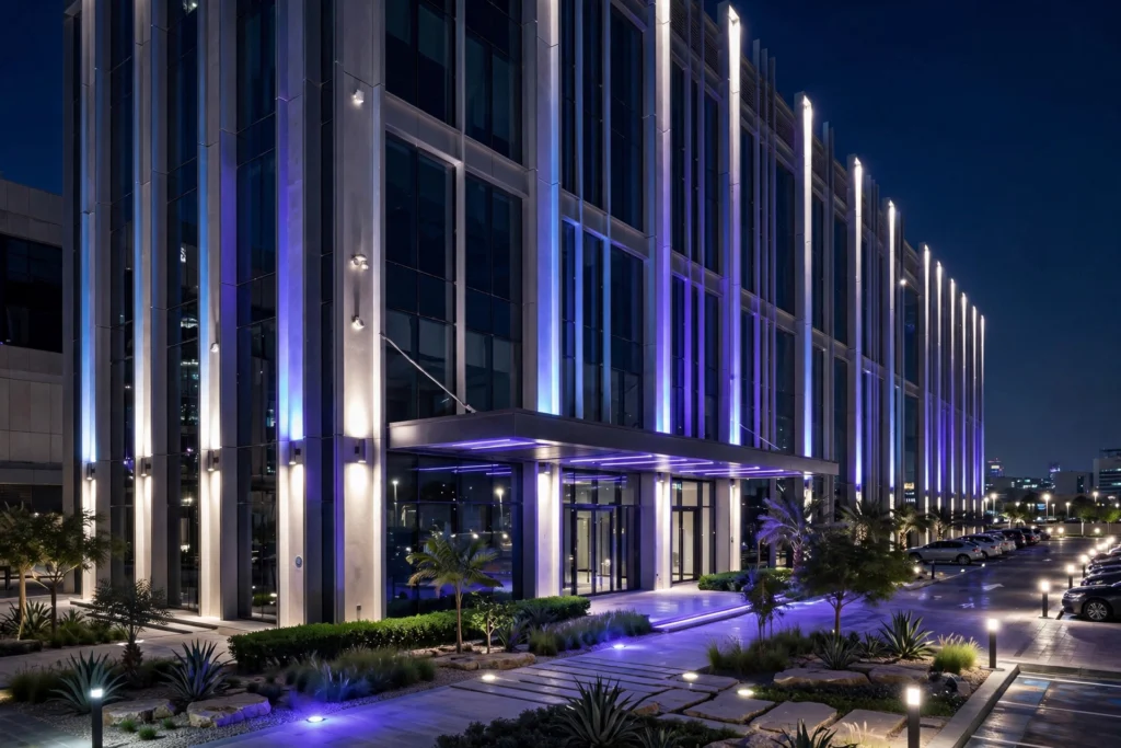 Commercial property with contemporary LED lighting in Al Reem Island