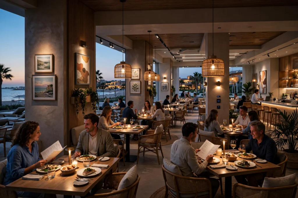 resort lighting design in the UAE
