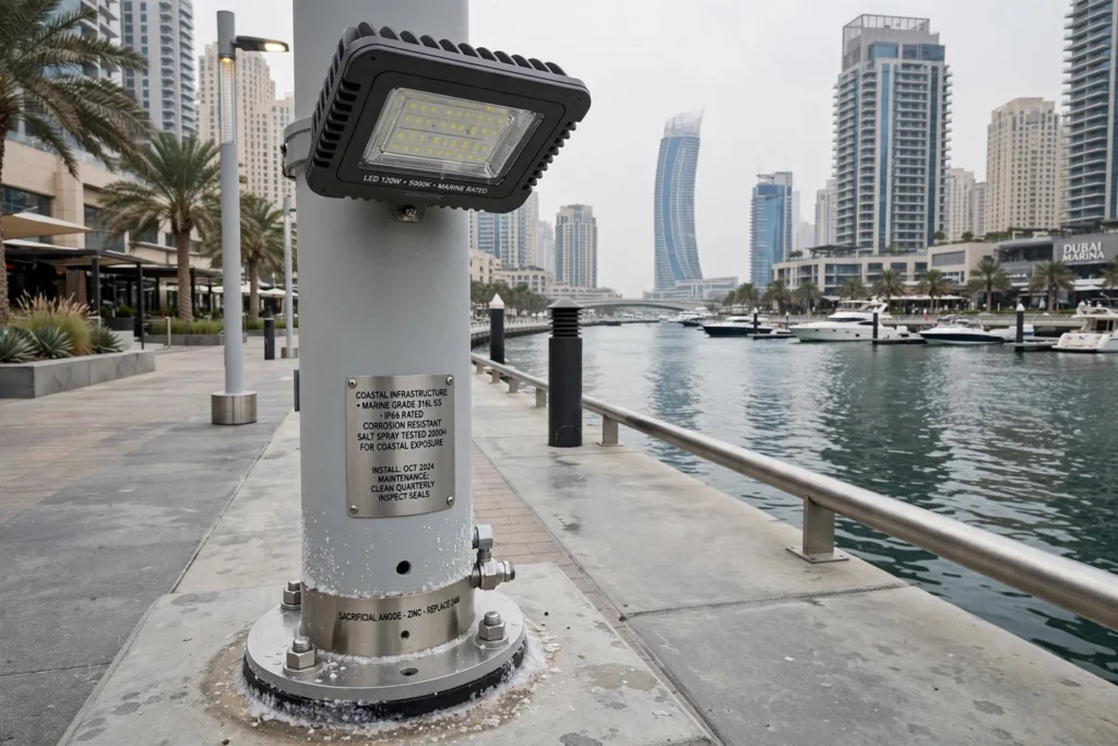 Sustainable LED lighting solution for UAE public infrastructure