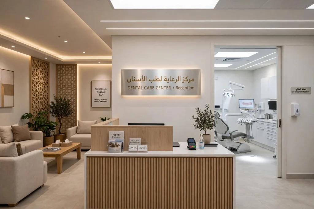 LED lighting for dental clinics and healthcare buildings