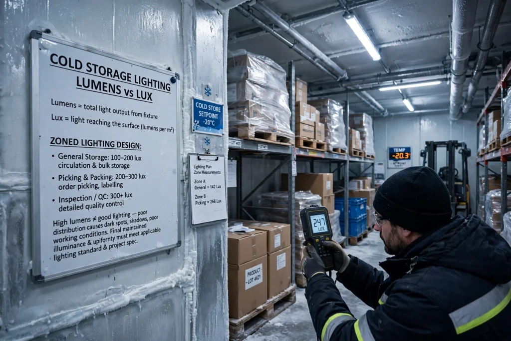 Low-temperature LED fixtures designed for reliable operation in refrigerated environments